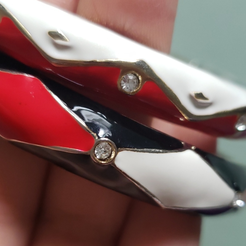 Statement Enamel Bracelets - image 5